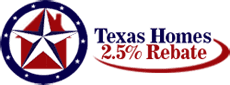 Texas Homes 2.5% Rebate logo